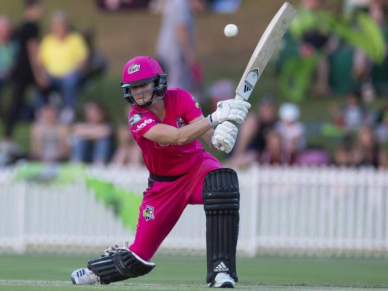 Another blistering Ellyse Perry innings set the stage for the Sixers' WBBL Sydney derby victory.