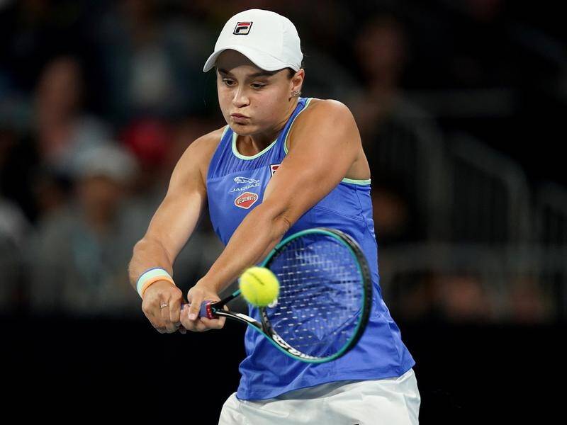 Ashleigh Barty is the only local woman left at the Australian Open.