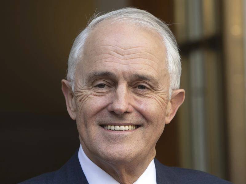 Malcolm Turnbull, now living in New York, has appeared at an event at the United Nations.