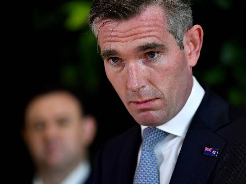 NSW Premier Dominic Perrottet was forced to defend the government during a trade trip to Asia. (Bianca De Marchi/AAP PHOTOS)