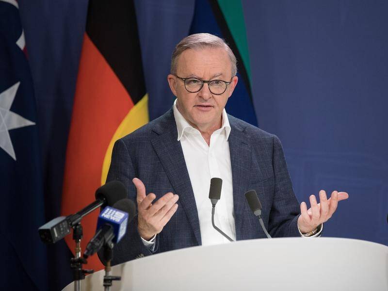 Prime Minister Anthony Albanese has outlined impending changes to immigration numbers. (Brent Lewin/AAP PHOTOS)