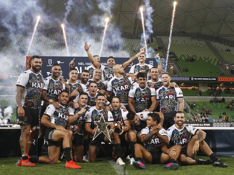 The Indigenous All-Stars were victorious against the Maori All Stars in February.