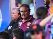 Brisbane coach Chris Fagan is not happy with the AFL's 'stand' rule and wants it to be reviewed. (Jono Searle/AAP PHOTOS)