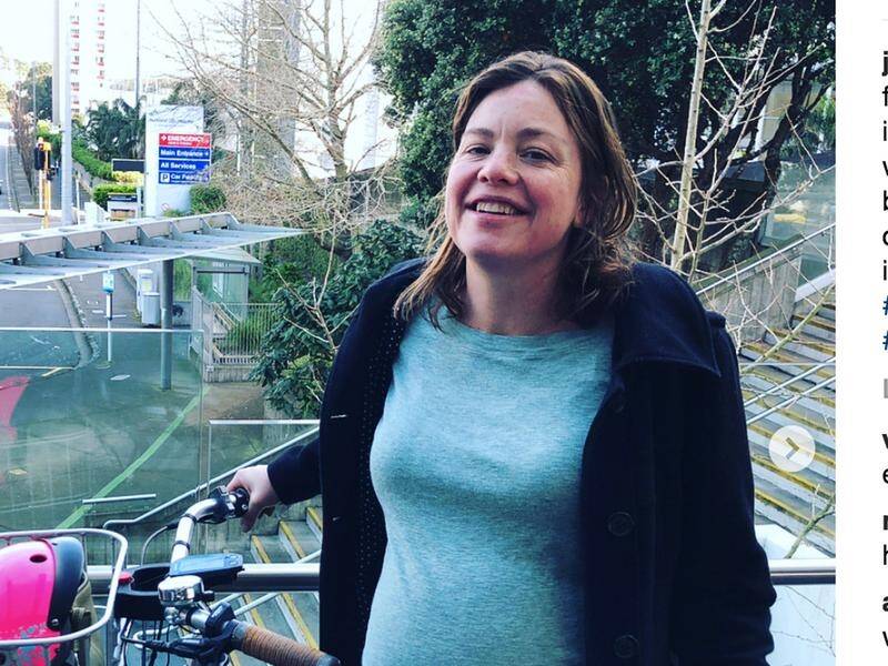 NZ Green politician Julie Anne Genter has cycled to a birthing unit to have her first child.