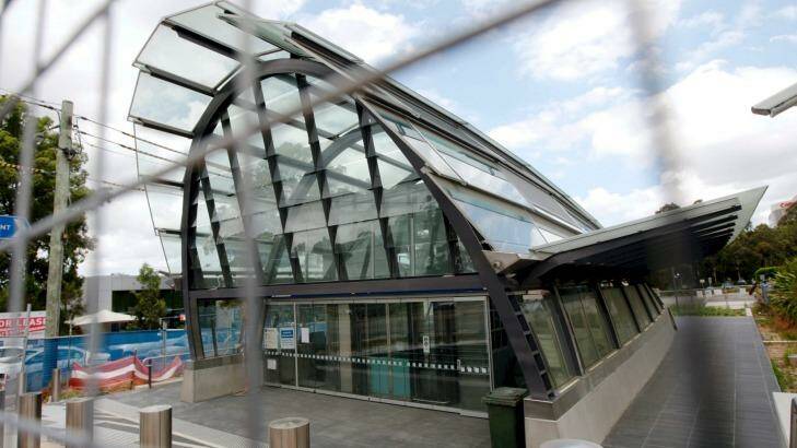 Boom time: Macquarie Park station brought growth to the area.
