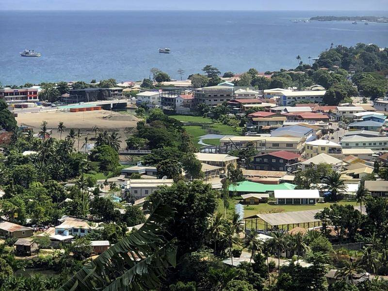 Honiara, the Solomons capital where the government has switched allegiance from Taiwan to China.