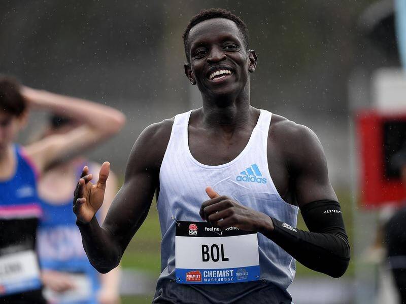 Peter Bol has earned his first top-three placing in the Diamond League as 800m runner-up in Doha.