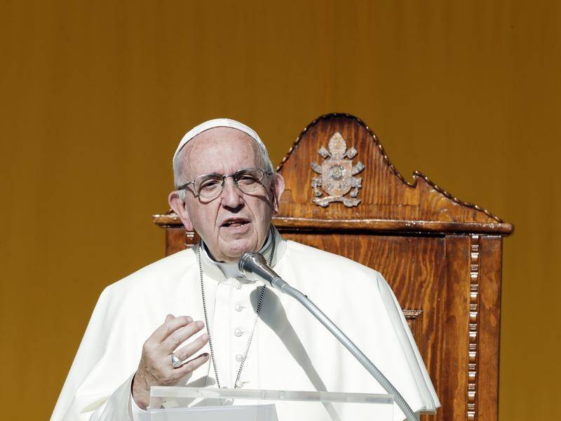 Pope Francis has told members of the Mafia to "quit thinking about yourselves and your money".