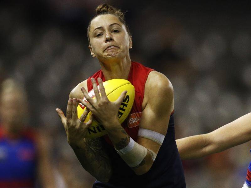 Bianca Jakobsson has been traded from Melbourne to St Kilda for the 2021 AFLW season.