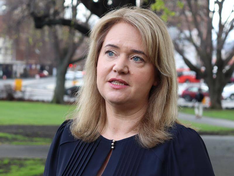 Technology Minister Madeleine Ogilvie has revealed the extent of the education department data leak (Ethan James/AAP PHOTOS)