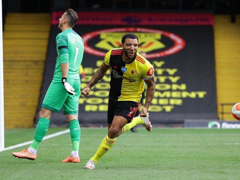 Troy Deeney denies their was a punch-up during Nigel Pearson's last half-time as Watford coach.