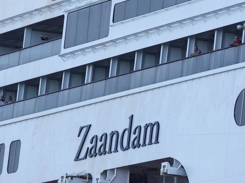 People deemed not to have COVID-19 are being evacuated from the Zaandam to a sister ship off Panama.