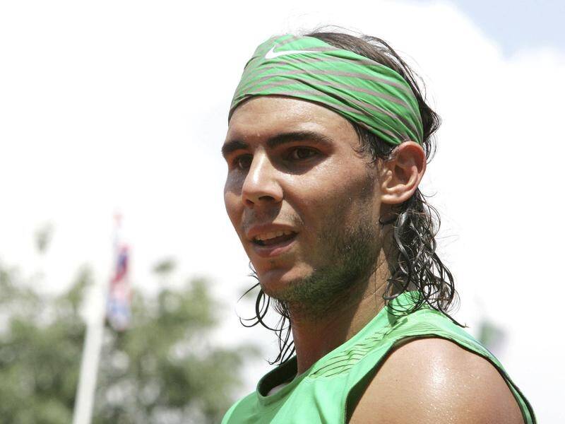 Rafael Nadal was beaten in three sets by Borna Coric in his return from injury. (AP PHOTO)