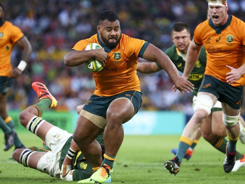 Wallabies prop Taniela Tupou was at his barnstorming best in the win over South Africa in Brisbane.