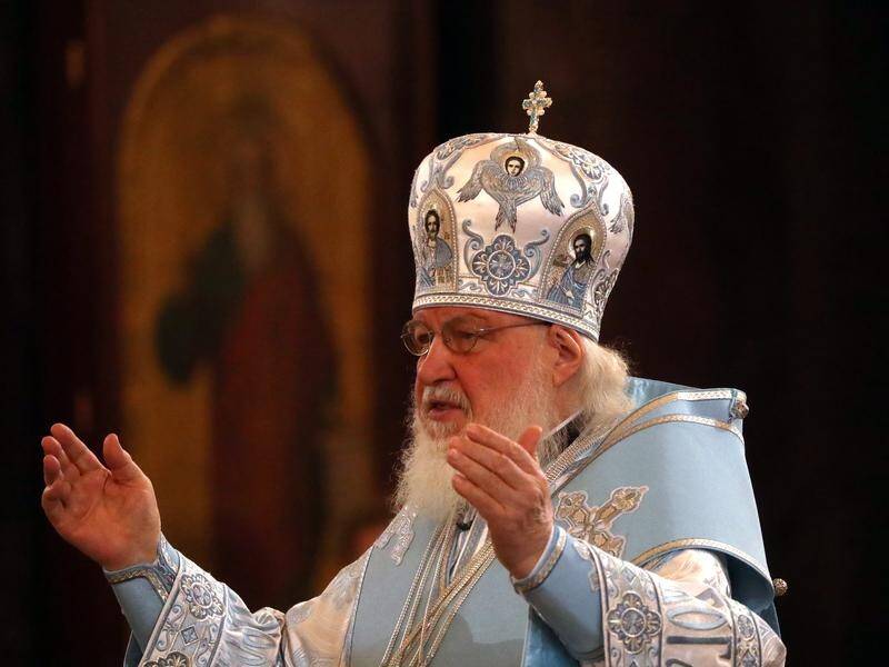 Ukraine President Volodymyr Zelenskiy has dismissed Patriarch Kirill's proposed truce as propaganda. (EPA PHOTO)