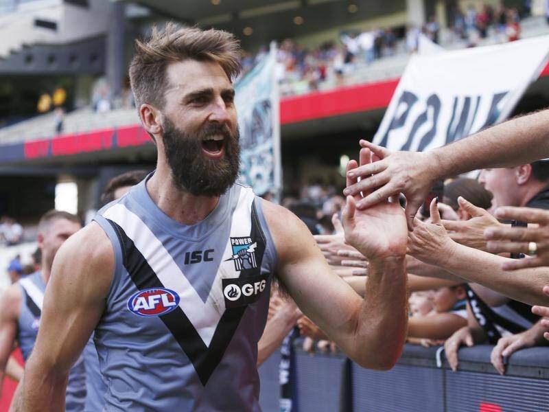 Justin Westhoff has credited Port Adelaide's first-year players with setting the tone for 2019.