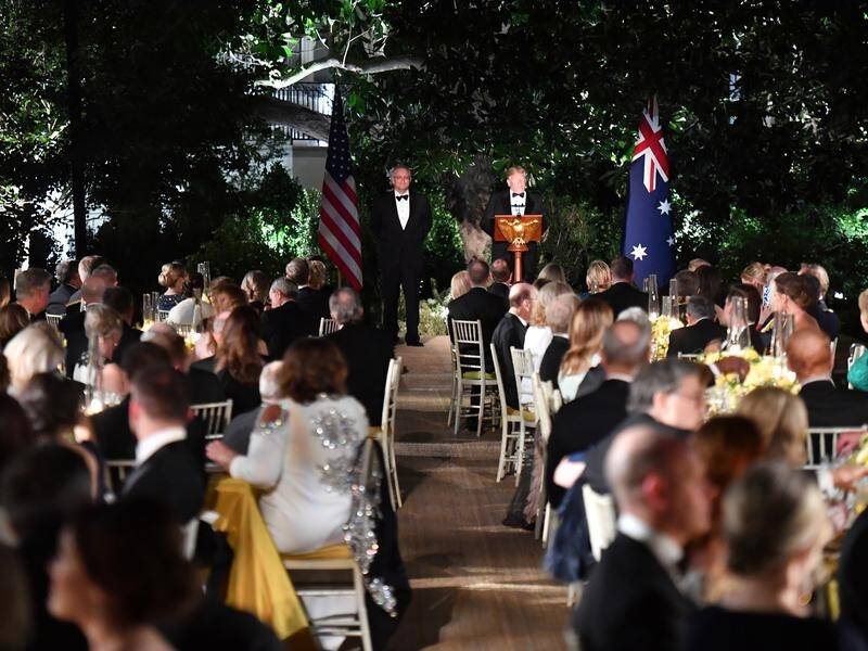 PM Scott Morrison has described the state dinner hosted by the Trumps at the White House as magical.