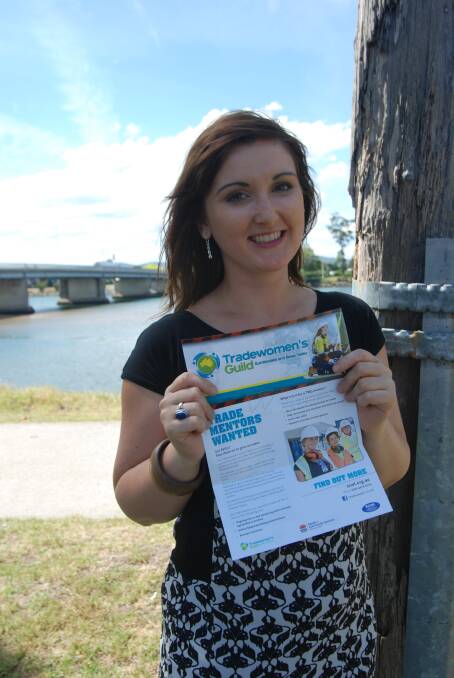 South Coast Workplace Learning project officer Amy Kovacs is delighted 13 mentors have signed up for the Tradewomen’s Guild of the Eurobodalla and Bega Valley.