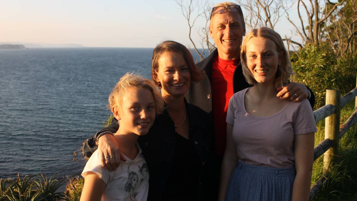 Charlotte, Justine, David and Annabelle Forrest will be spending three years on the floating hospital, Africa Mercy.
