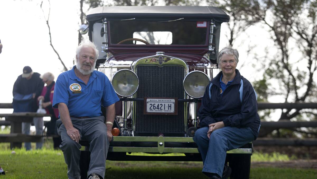 Russ and Alison Napier of Springvale, with their 1929 Chevrolet International Tourer, which was bought brand new in Bega.
