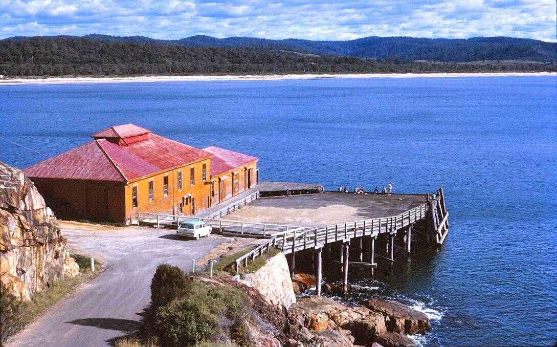 Tathra Wharf, pictured in 1968. 