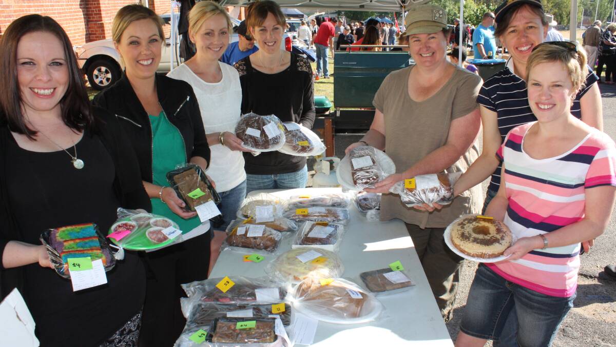 Grab a tasty treat from the cake stall at Saturday's Bega Pre-School car boot sale.