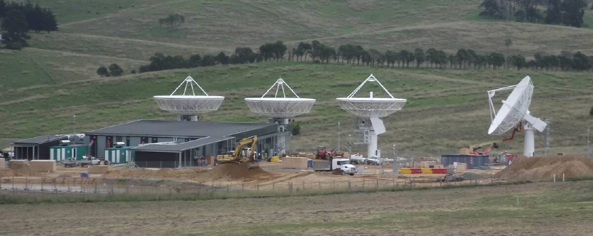 The Woluma NBNCo ground station is nearing completion. 