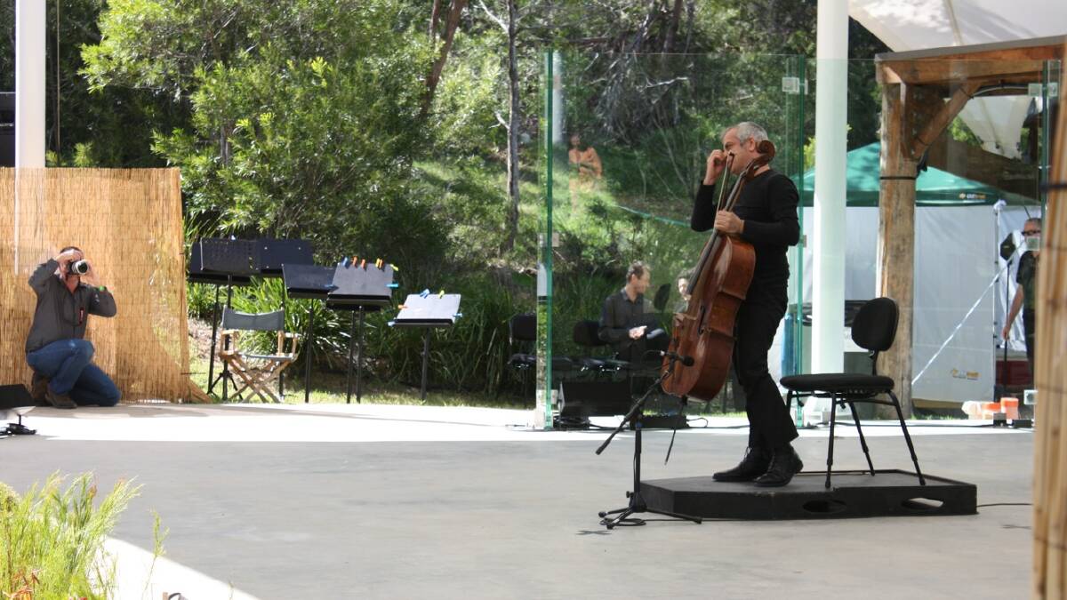Cellist Giovanni Sollima at Four Winds Festival 2014. Photos: Ben Smyth