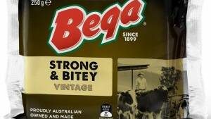 Bega Cheese Strong and Bitey Vintage has been named Champion Cheddar of the 2014 Sydney Royal Cheese and Dairy Produce Show.