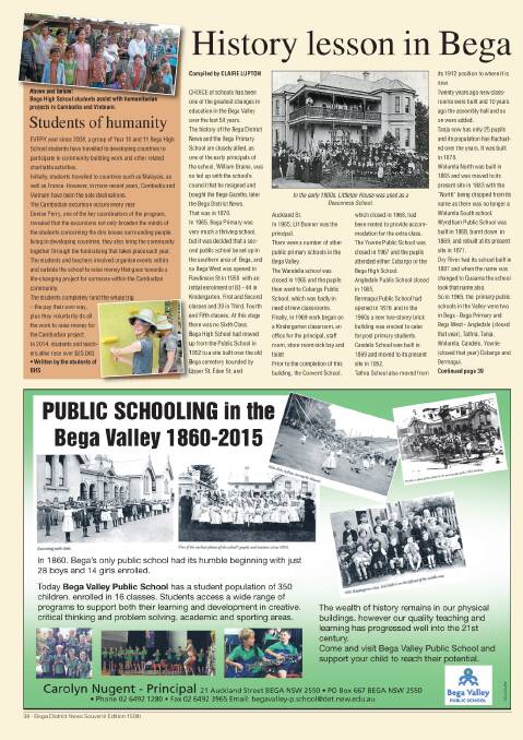Bega District News 150 Years Souvenir Edition