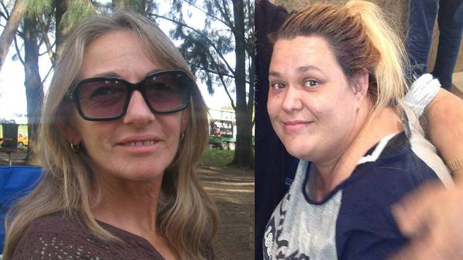 Information is being sought on the whereabouts of locals Sylvia Pajuczok (left) and Kellie Levitski (right).