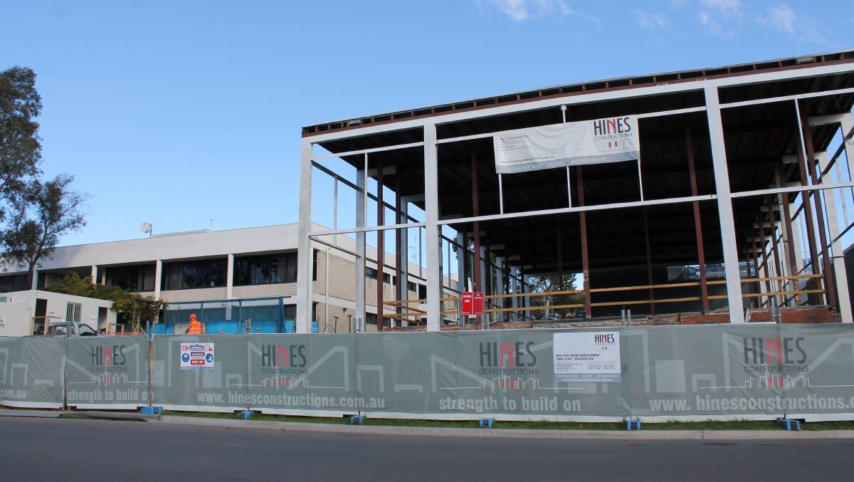 Work continues on Bega's new Civic Centre.