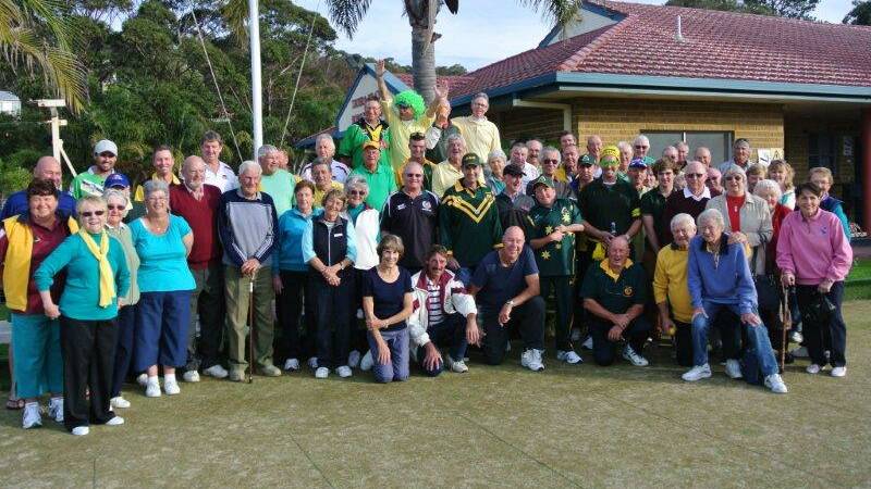 Seventy bowlers turned out with a touch of green and gold flair to farewell James Reynolds from the Tathra Bowling Club on Saturday. 