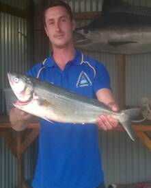 GREAT CATCH: Culburra Fishing Club’s Jesse Jackson shows off his catch from last month’s competition. 