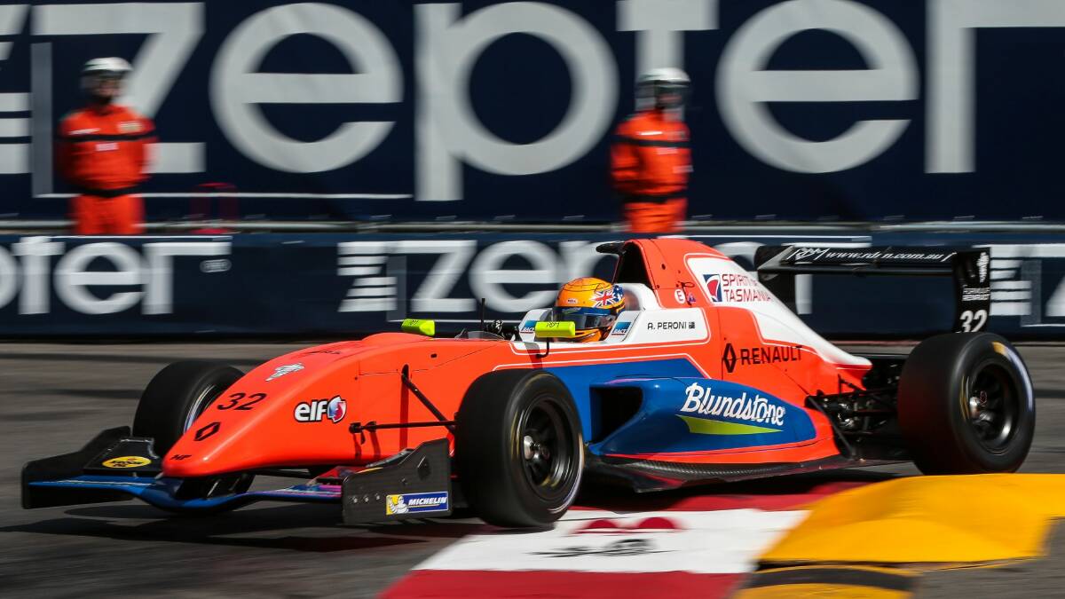 Alex Peroni at Monaco Grand Prix in 2018. Picture: MP Motorsport