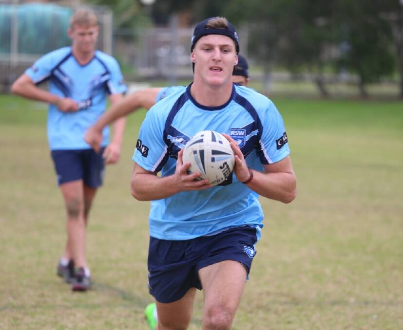Blues selection: Narooma's Teig Wilton will join Ky Rodwell on the NSW Blues under 20s roster to play Queensland on July 11. Picture: NSWRL