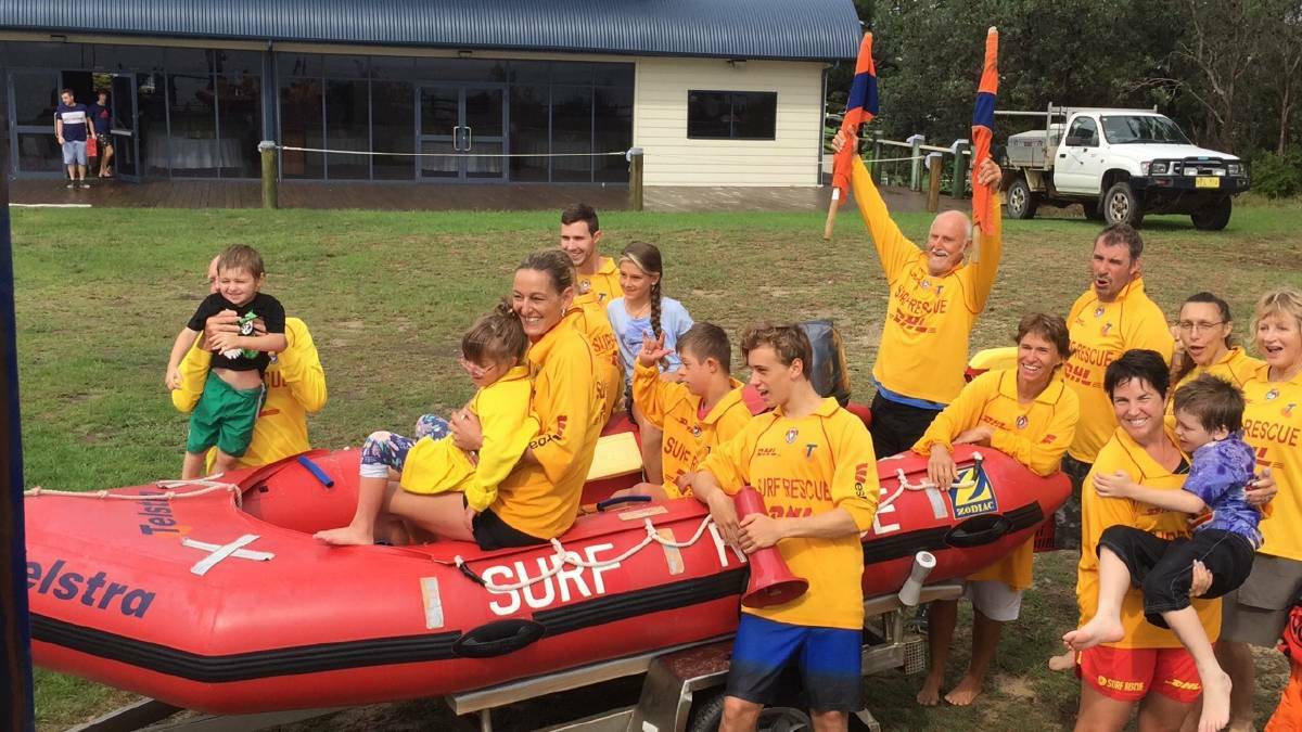 An image from last year's pilot session of the Same Wave program at Bermagui Surf Lifesaving Club. Photo: Alana Beitz.