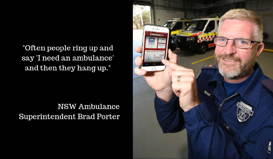Often people ring up and say 'I need an ambulance' and then hang up