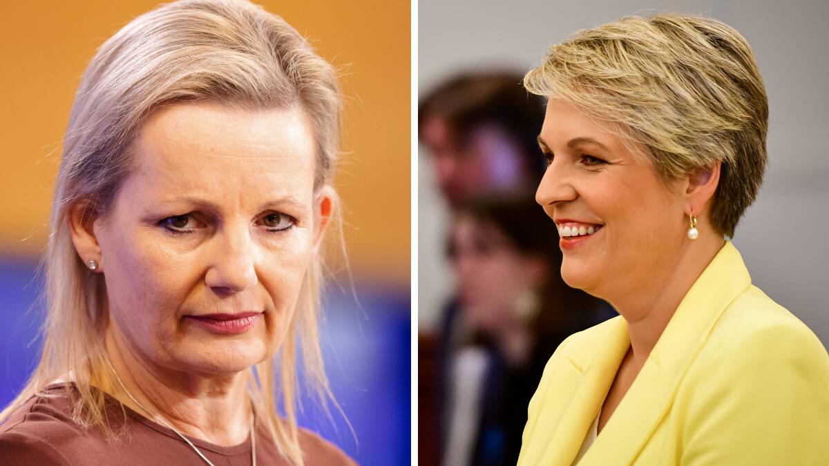 Environment Minister Tanya Plibersek, right, and her predecessor Sussan Ley. Pictures: ACM