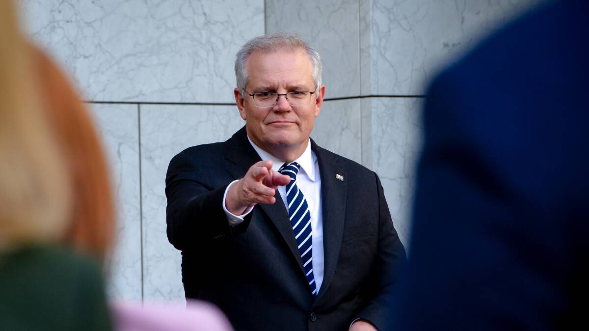 Prime Minister Scott Morrison wants all aged care staff to have received at least one dose of the vaccine by mid-September. Picture: Elesa Kurtz