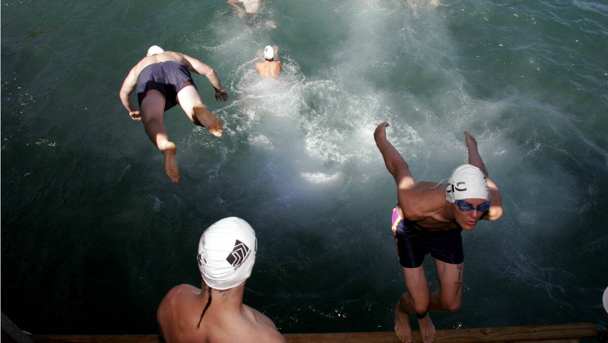 Sunday’s swimming events are expected to draw a large number of entries at the Tathra Wharf to Waves. 