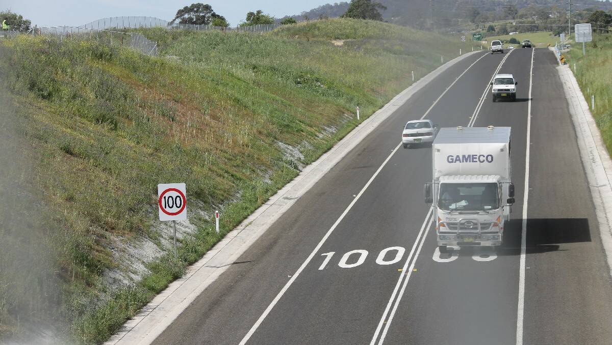 The Bega Bypass opens to traffic on Wednesday - taking trucks out of the town centre and seeing highway police already on patrol.