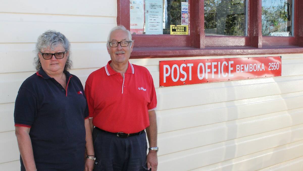 Sandra and Andrew Judge of Bemboka Post Office say post offices are integral to rural communities. 