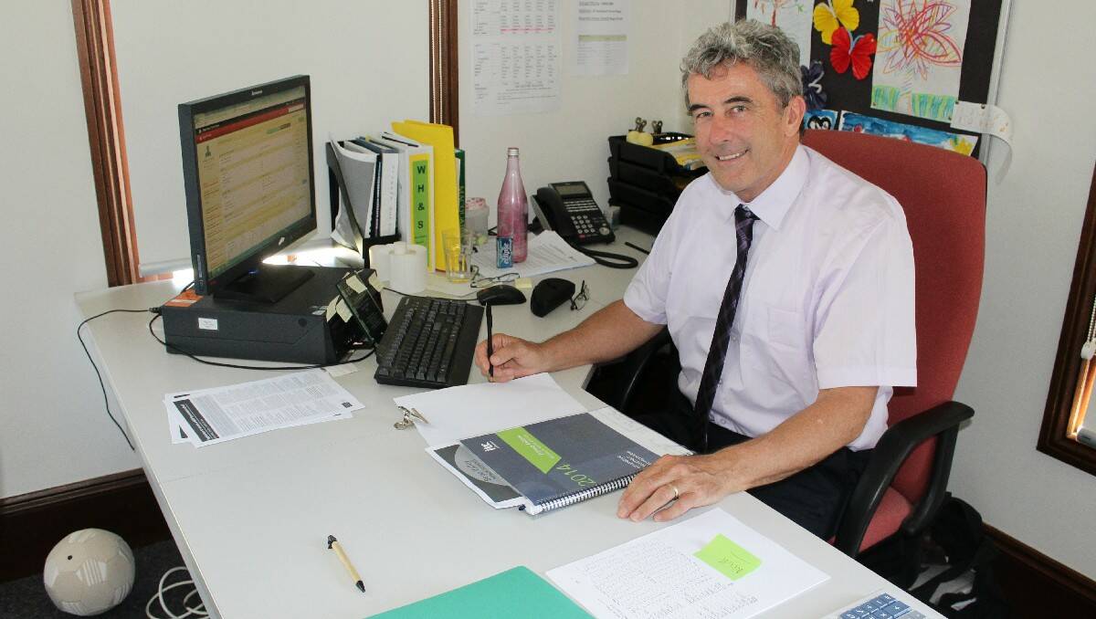 Mark Farrell is excited about taking over as acting principal at Bega Valley Public School.