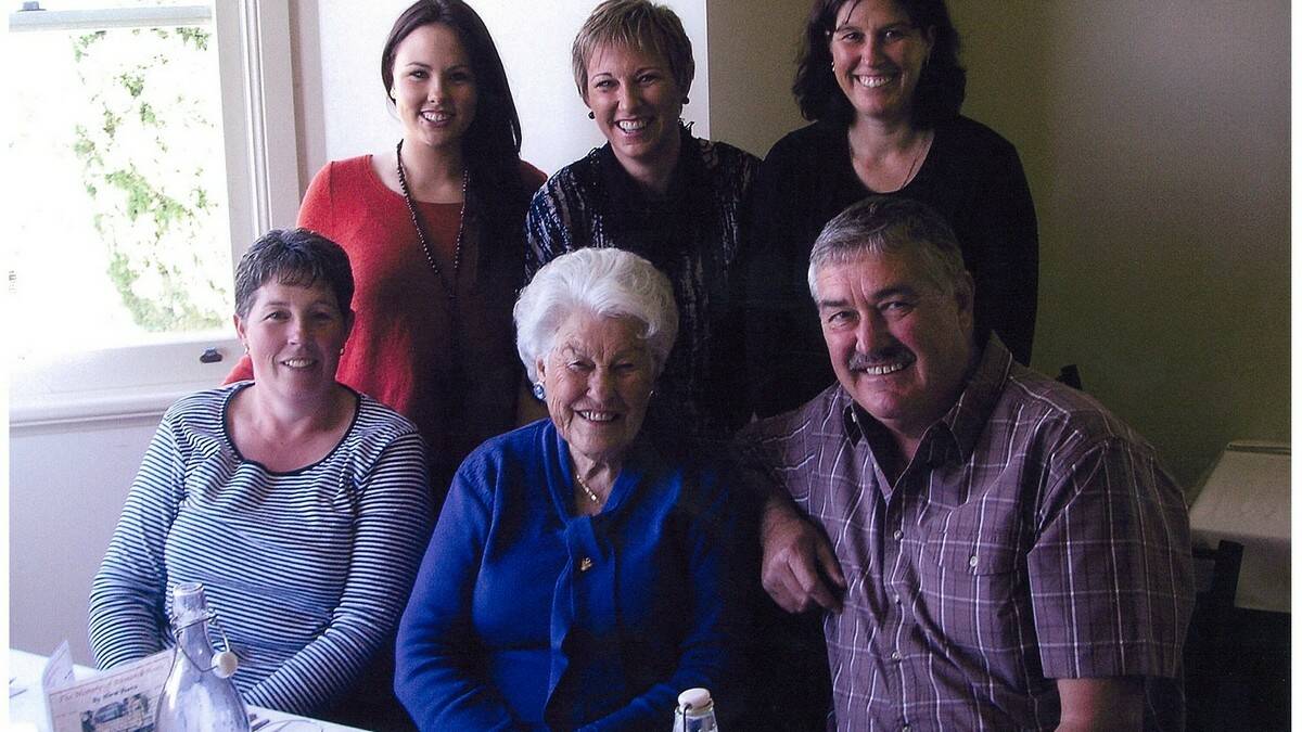 Bega’s Nita Quinn celebrates her 83rd birthday at Thornleigh on Newtown with (back, from left) Tahlia and Julie Graham, Marcia Smith, (front) Susan Bassett and David Warren.
