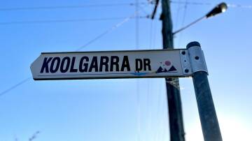 Koolgarra Drive in Bega was named after the Aboriginal word for 'hair, wool, and fur.' Picture by James Parker