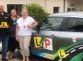 Transport for NSWs Bobbi Brodie, with Deb Austen and Carina Severs of the Bega Valley L2P Program. Picture supplied